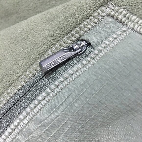 Athleta Women's Army Green Full Zip Vest Size Small with Pockets - Picture 9 of 11